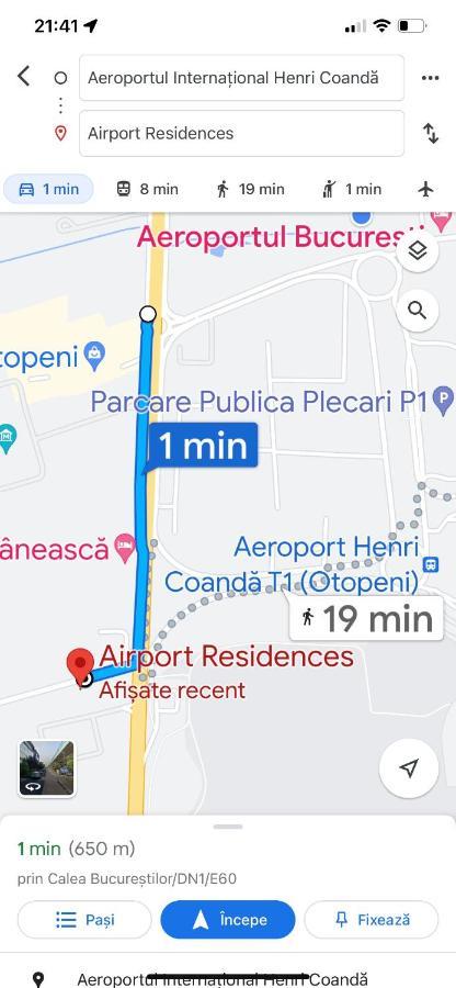 Fly Airport Residences & Therme-Self Check-In Otopeni Eksteriør bilde